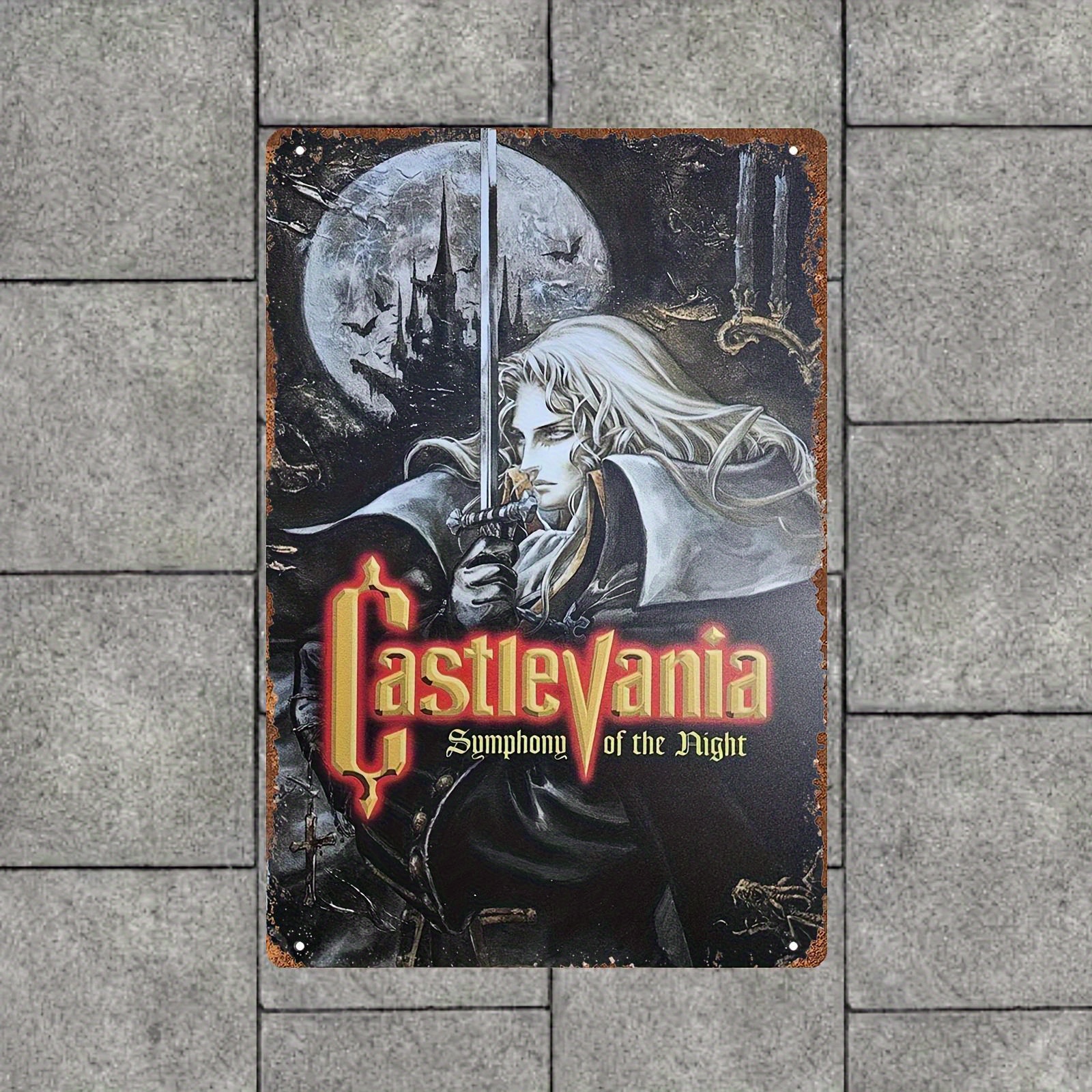 Retro Castlevania Tin Sign - G - Retro Gaming Cafe recensie en prijs